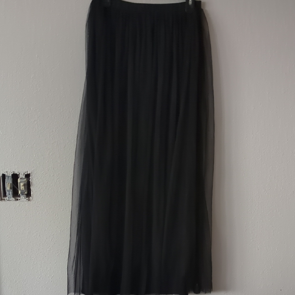 Elegant Black Maxi Skirt